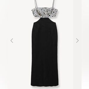 Staud black Jada dress size 2